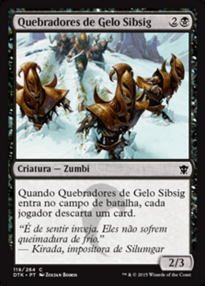 Quebradores de Gelo Sibsig - Dragons of Tarkir