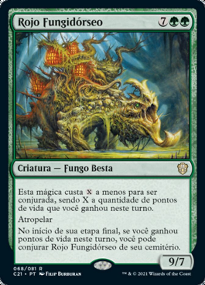 Rojo Fungidórseo - Commander 2021