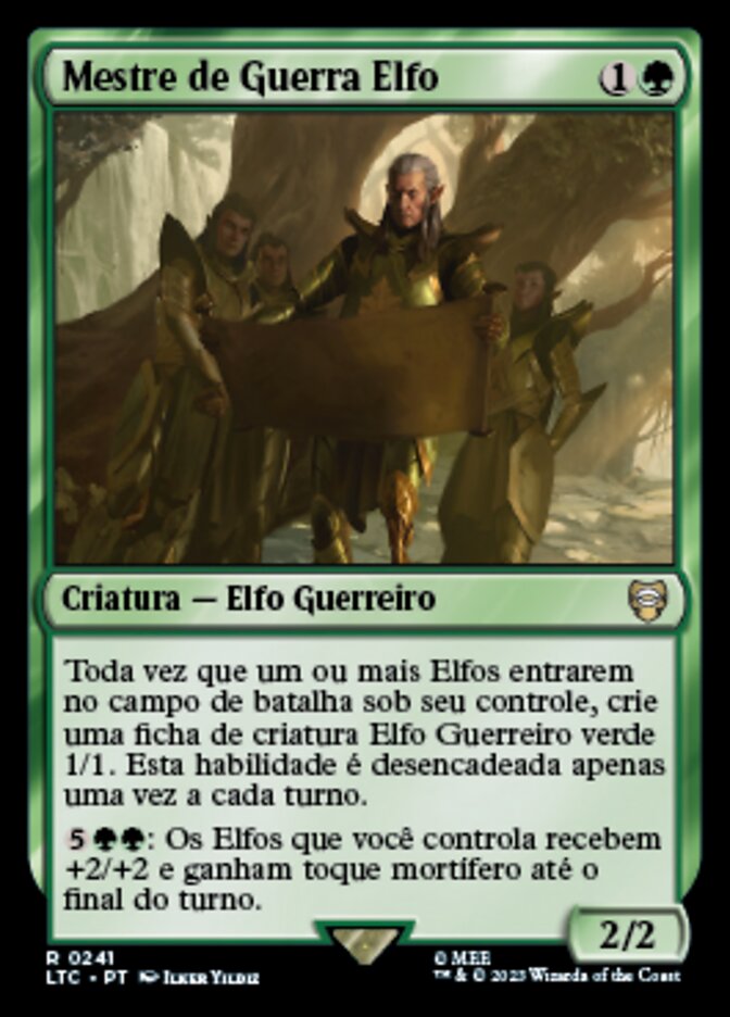 Mestre de Guerra Elfo - Tales of Middle-earth Commander