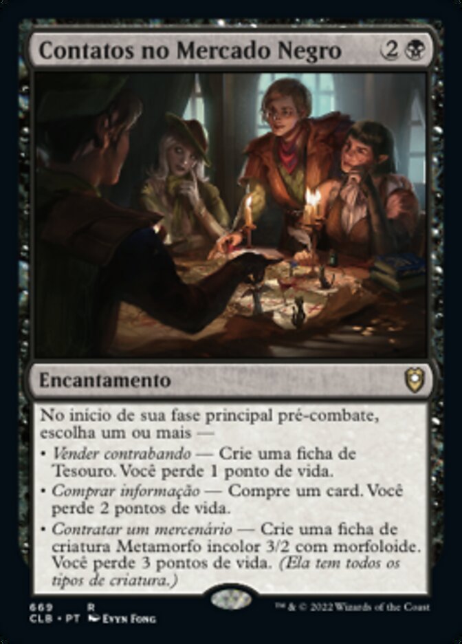 Contatos no Mercado Negro - Commander Legends: Battle for Baldur's Gate
