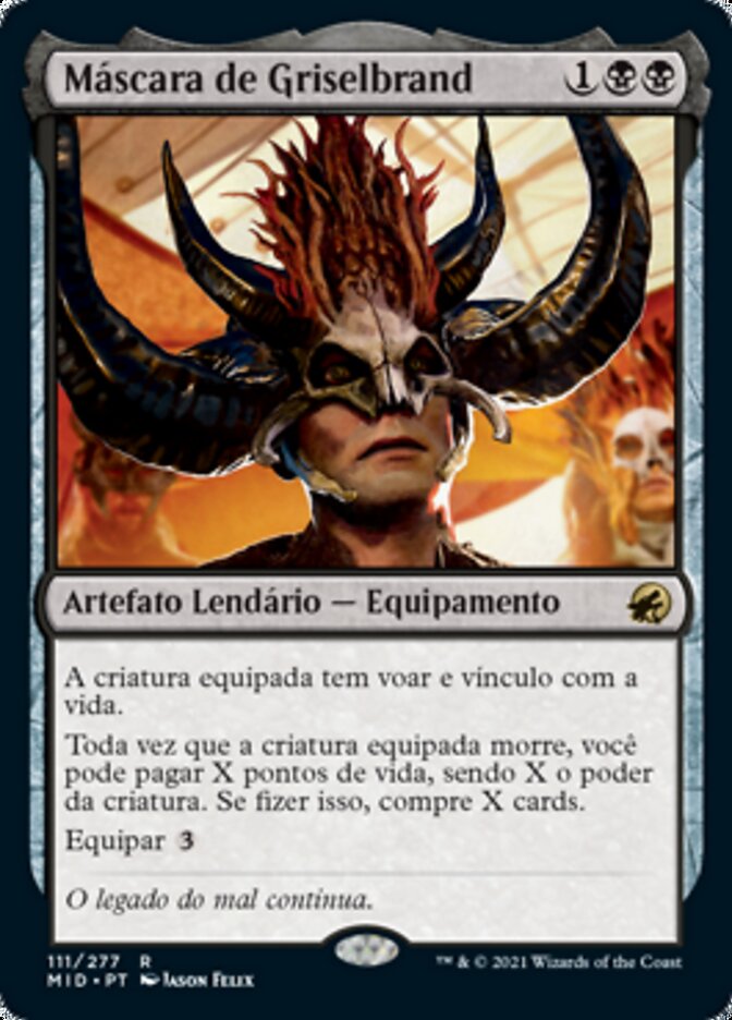 Máscara de Griselbrand - Innistrad: Midnight Hunt