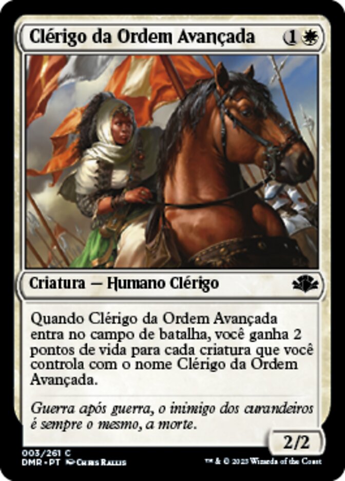Clérigo da Ordem Avançada - Dominaria Remastered
