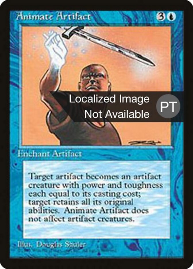 Animar Artefato - Fourth Edition Foreign Black Border