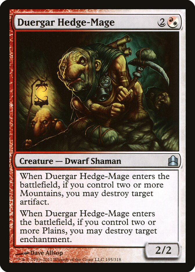 Duergar Hedge-Mage - Commander 2011