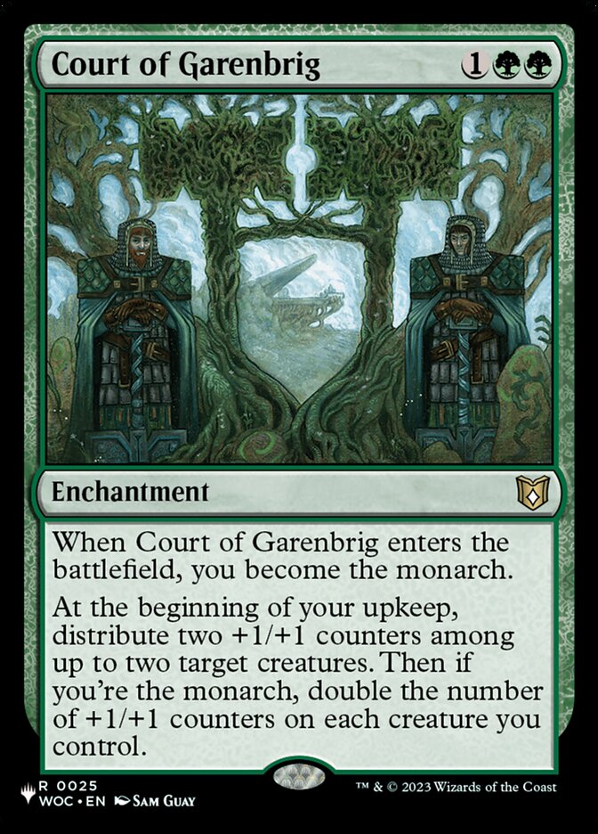 Court of Garenbrig - The List