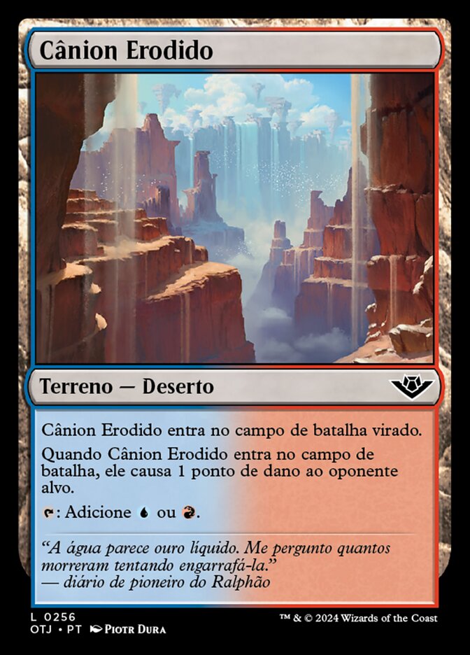 Cânion Erodido - Outlaws of Thunder Junction