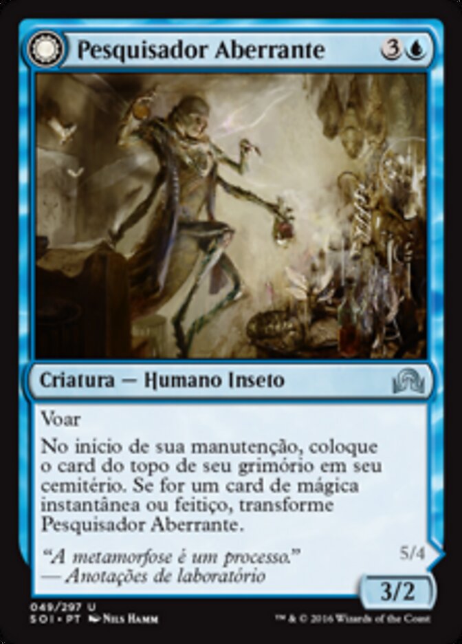 Aberrant Researcher // Perfected Form - Shadows over Innistrad