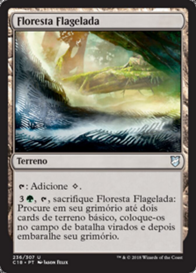 Floresta Flagelada - Commander 2018