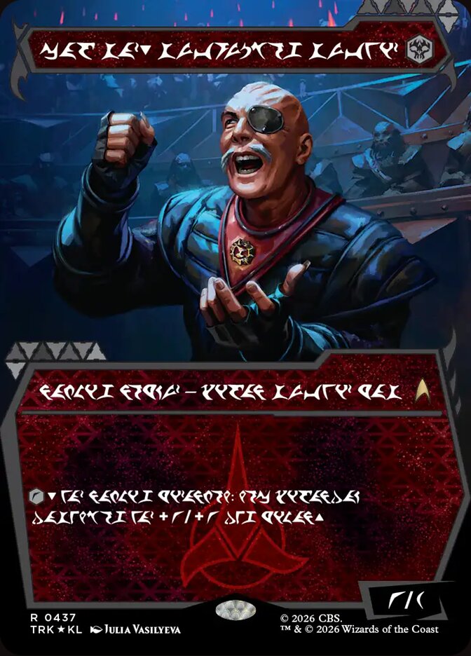 General Chang, Cold Warrior - Star Trek