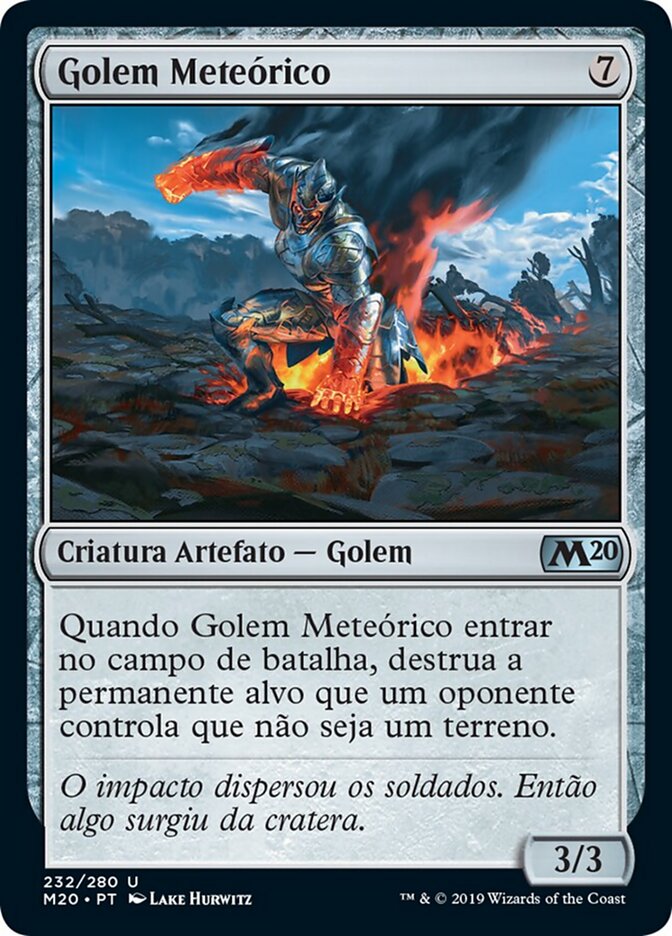 Golem Meteórico - Core Set 2020