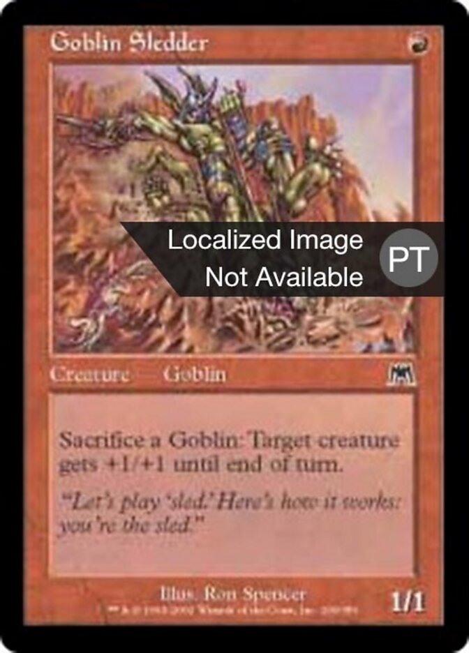 Goblin Toboganista - Onslaught