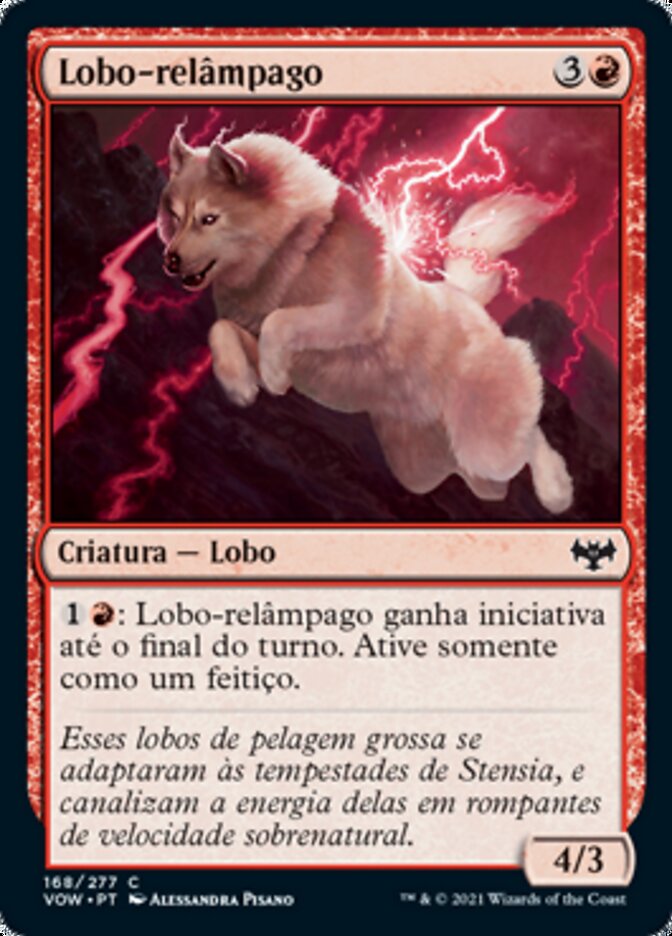 Lobo-relâmpago - Innistrad: Crimson Vow