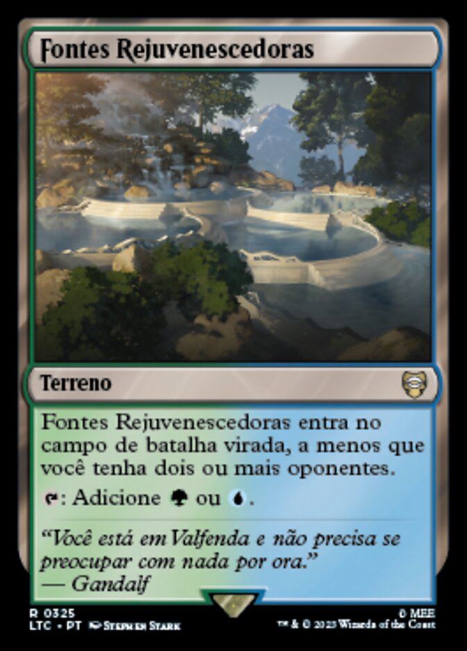 Fontes Rejuvenescedoras - Tales of Middle-earth Commander