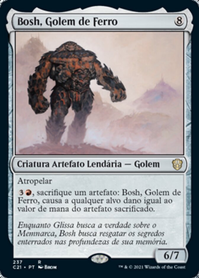 Bosh, Golem de Ferro - Commander 2021