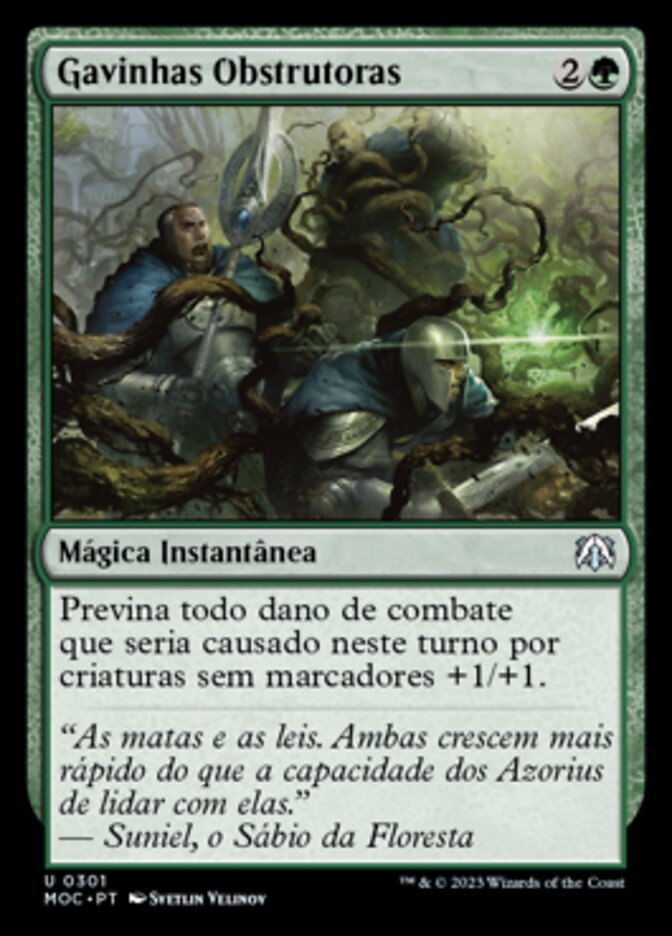 Gavinhas Obstrutoras - March of the Machine Commander