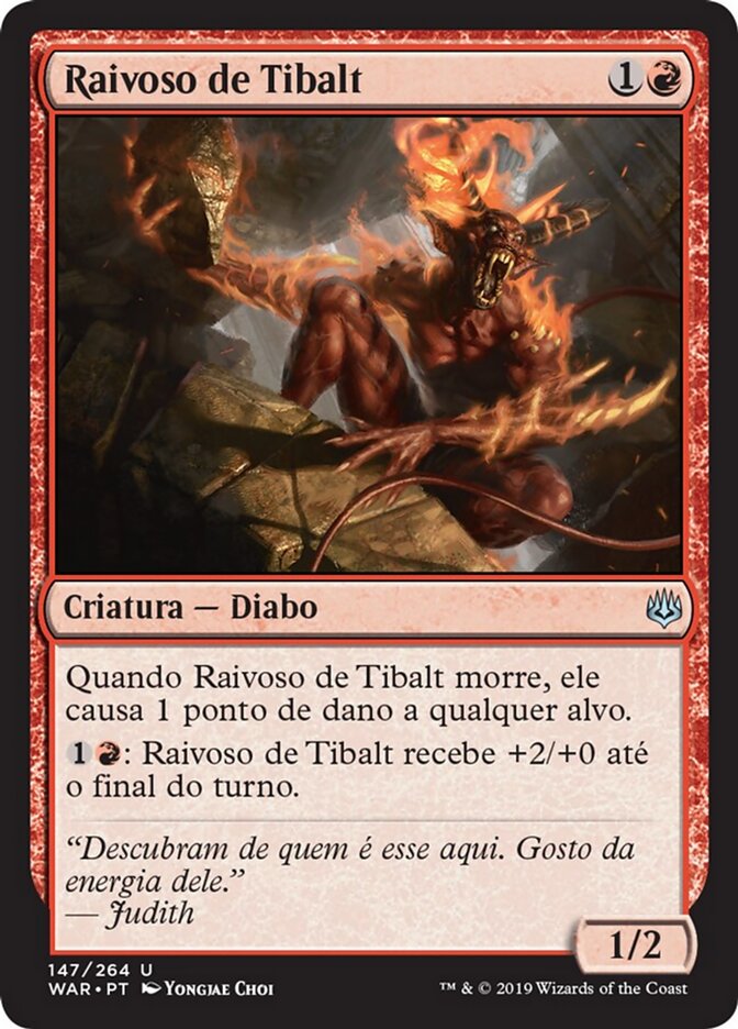 Raivoso de Tibalt - War of the Spark