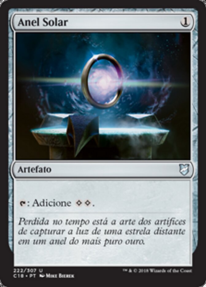 Anel Solar - Commander 2018