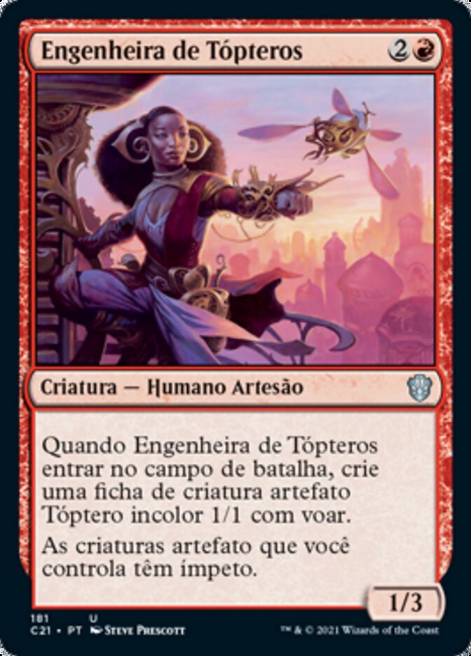 Engenheira de Tópteros - Commander 2021