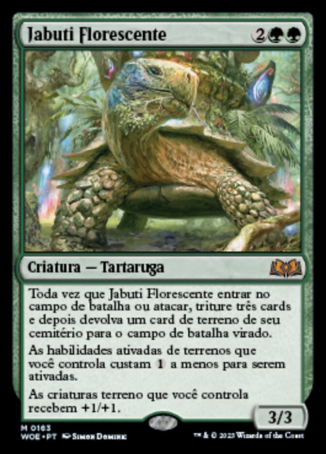 Jabuti Florescente - Wilds of Eldraine