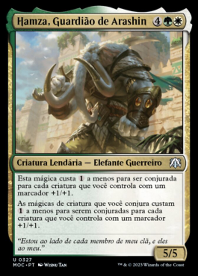 Hamza, Guardião de Arashin - March of the Machine Commander