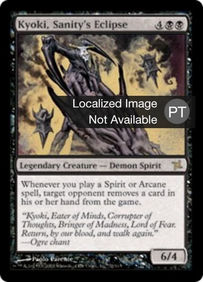 Kyoki, Eclipse da Sanidade - Betrayers of Kamigawa