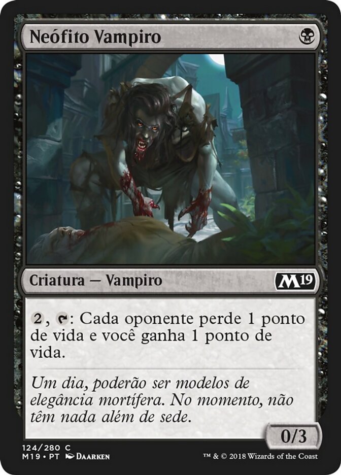 Neófito Vampiro - Core Set 2019