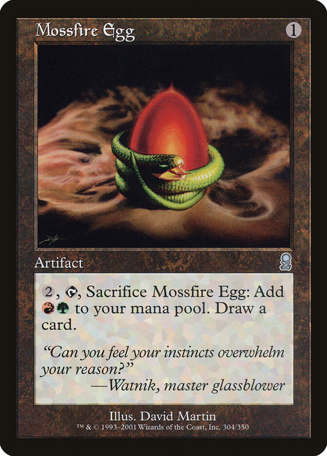 Mossfire Egg, Odyssey (Divulgação/Wizards of the Coast)