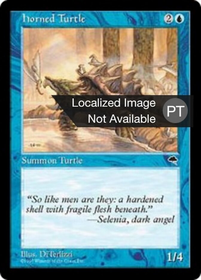 Tartaruga Marinha com Chifres - Tempest