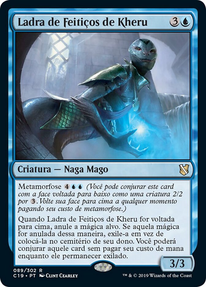 Ladra de Feitiços de Kheru - Commander 2019