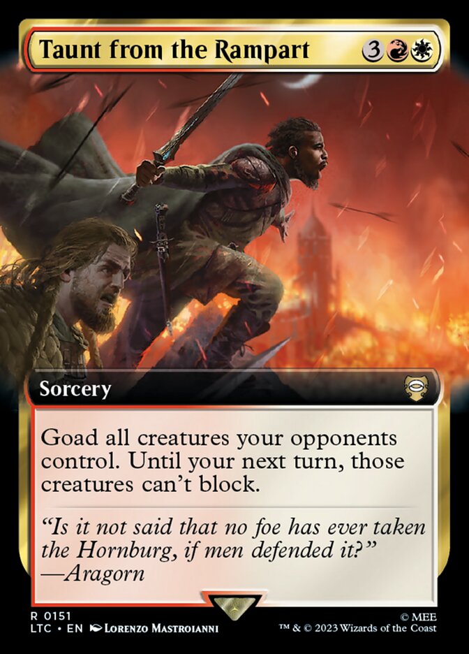 Taunt from the Rampart - Tales of Middle-earth Commander