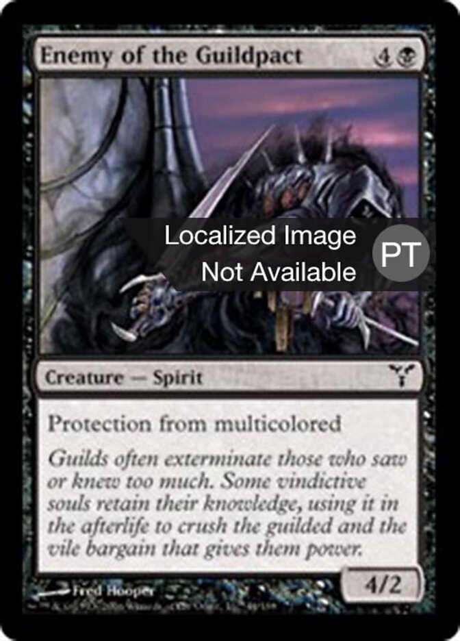 Inimigo do Pacto das Guildas - Dissension