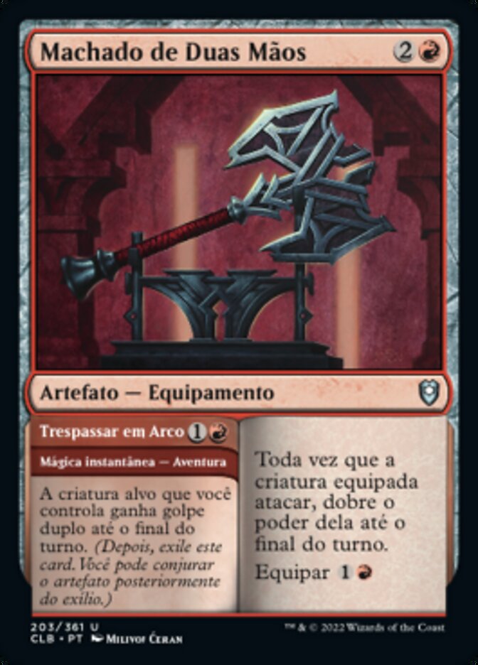 Two-Handed Axe // Sweeping Cleave - Commander Legends: Battle for Baldur's Gate