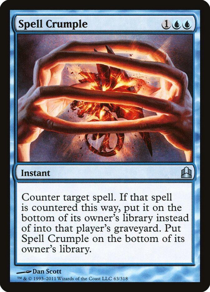 Spell Crumple - Commander 2011