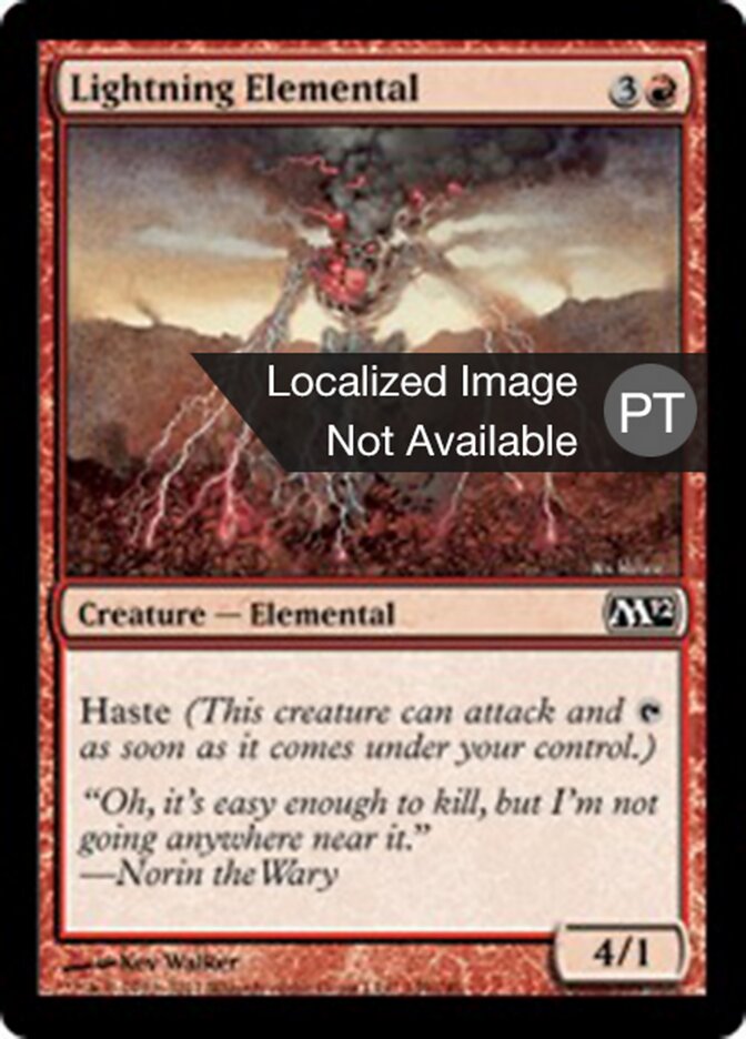 Elemental do Relâmpago - Magic 2012