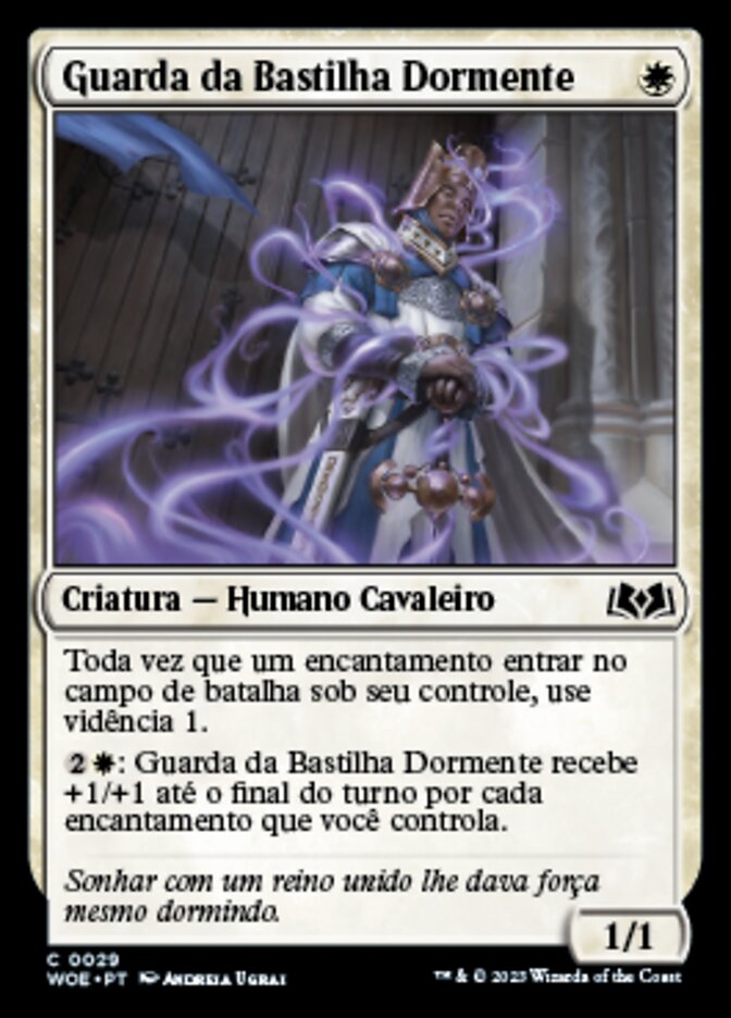 Guarda da Bastilha Dormente - Wilds of Eldraine