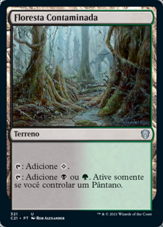 Floresta Contaminada - Commander 2021