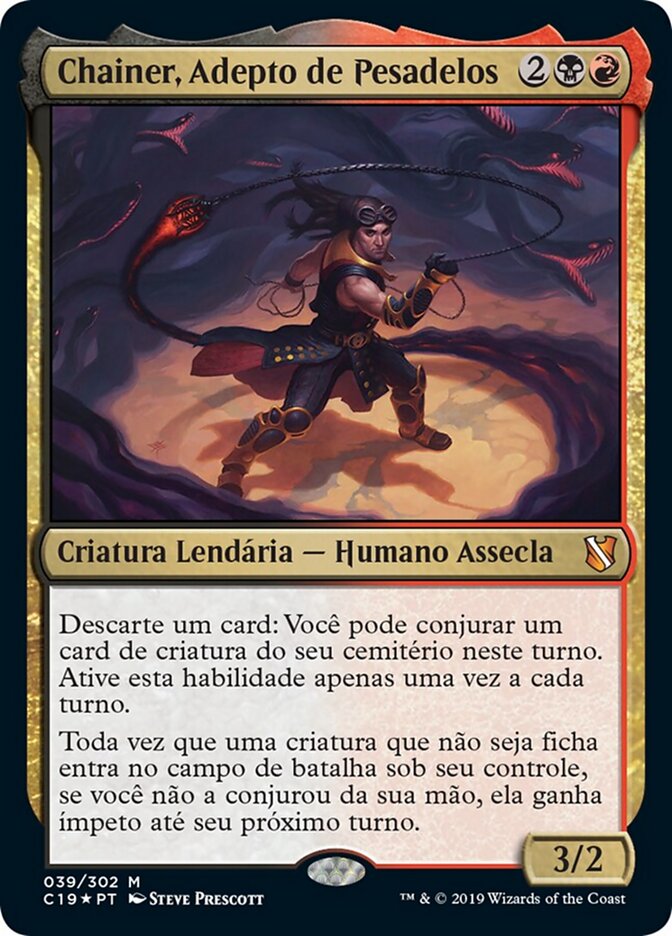 Chainer, Adepto de Pesadelos - Commander 2019