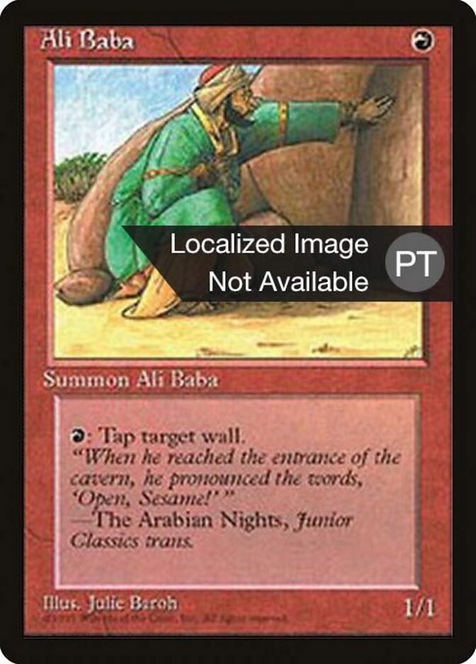 Ali Babá - Fourth Edition Foreign Black Border