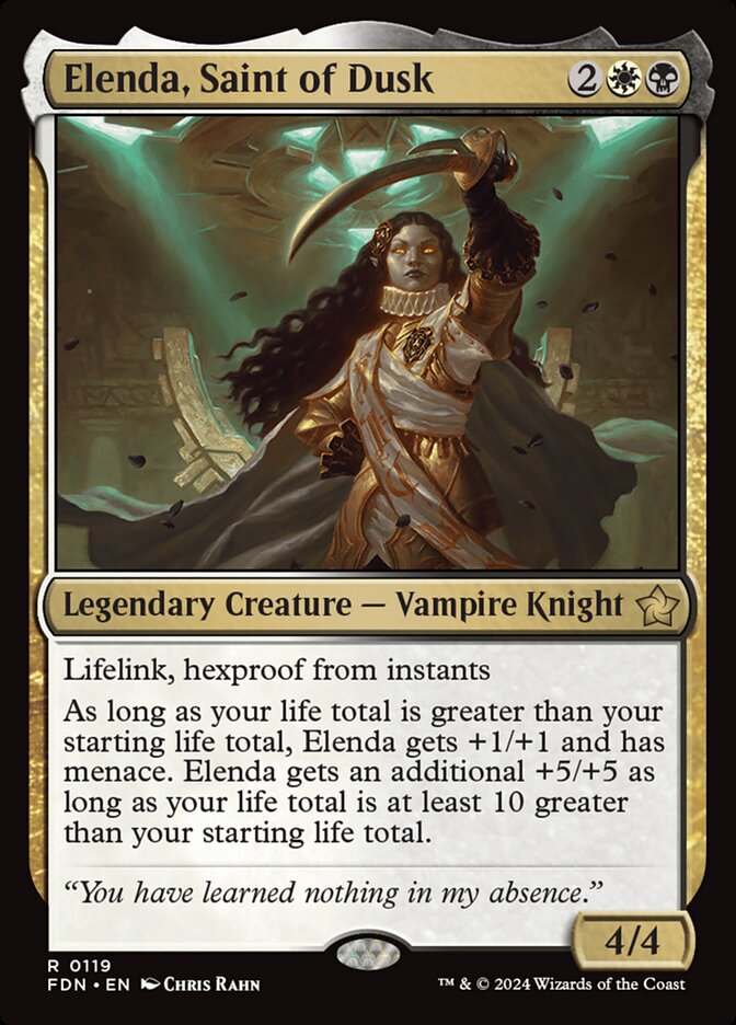 Elenda, Saint of Dusk - Foundations