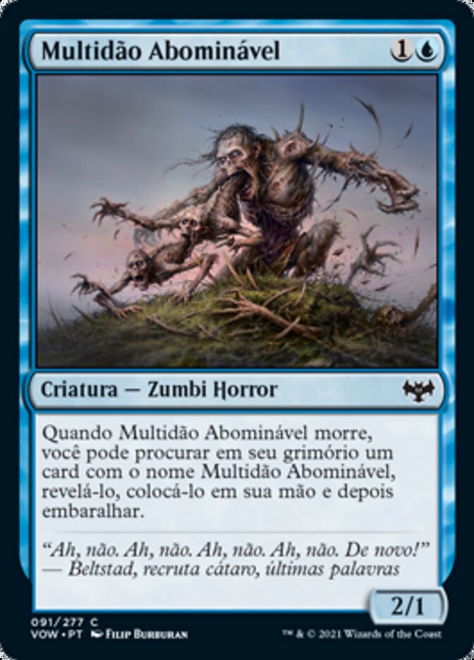 Multidão Abominável - Innistrad: Crimson Vow