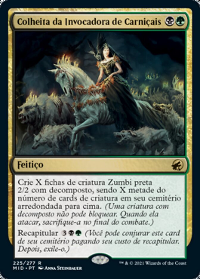Colheita da Invocadora de Carniçais - Innistrad: Midnight Hunt