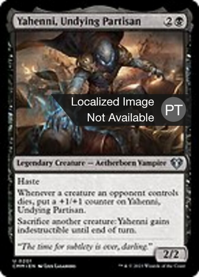 Yahenni, Guerrilheiro Imortal - Commander Masters