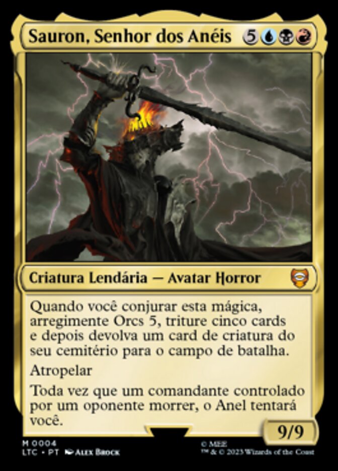 Sauron, Senhor dos Anéis - Tales of Middle-earth Commander