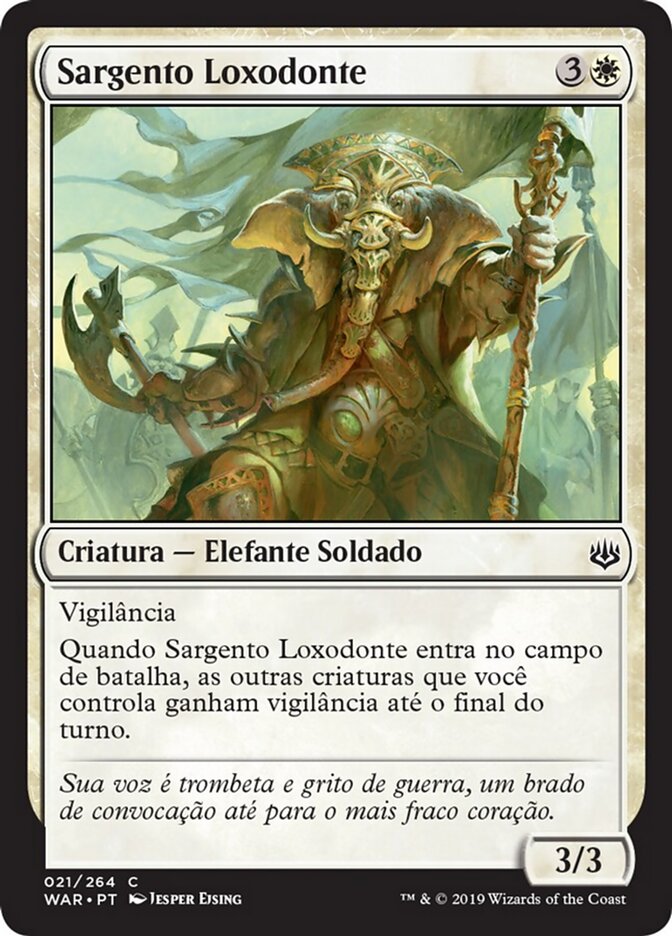 Sargento Loxodonte - War of the Spark