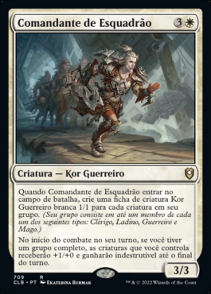 Comandante de Esquadrão - Commander Legends: Battle for Baldur's Gate