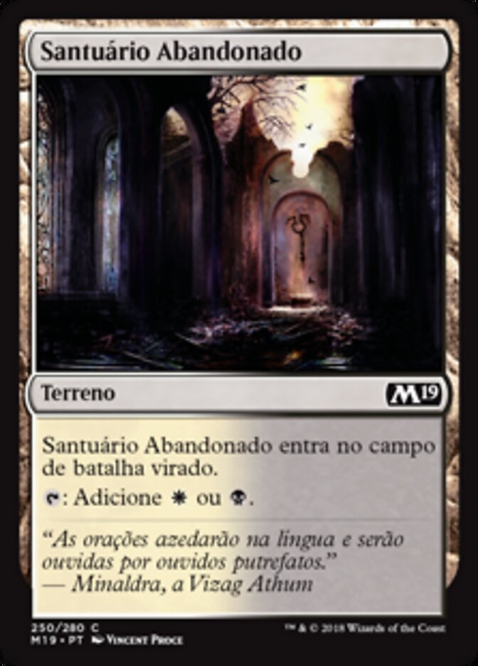 Santuário Abandonado - Core Set 2019