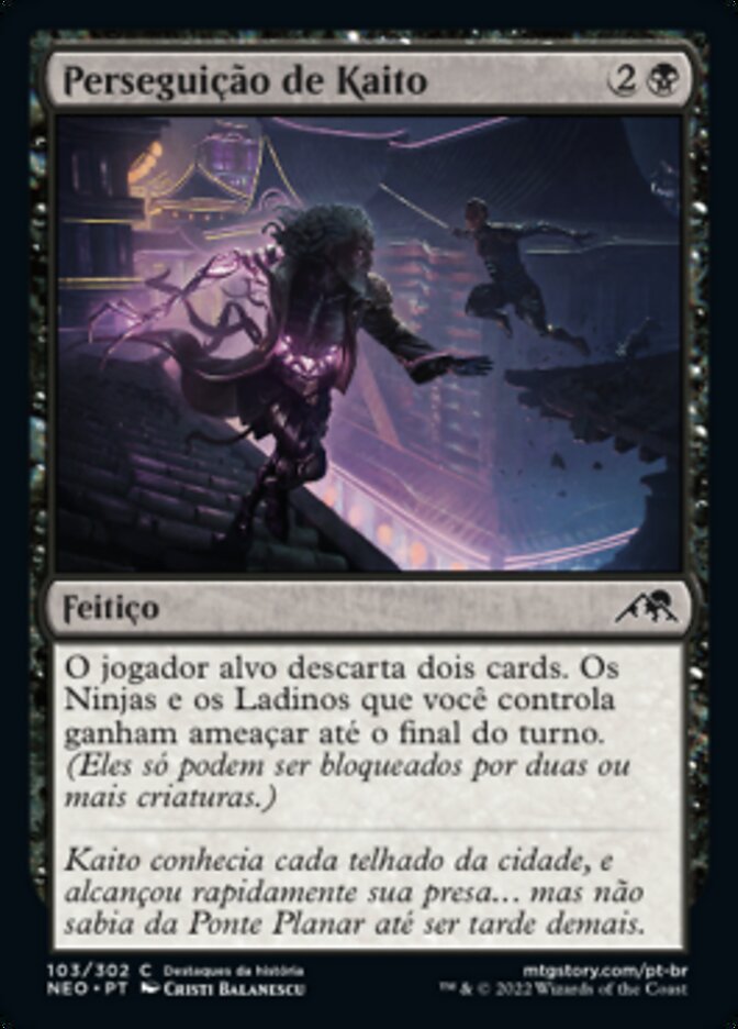 Perseguição de Kaito - Kamigawa: Neon Dynasty
