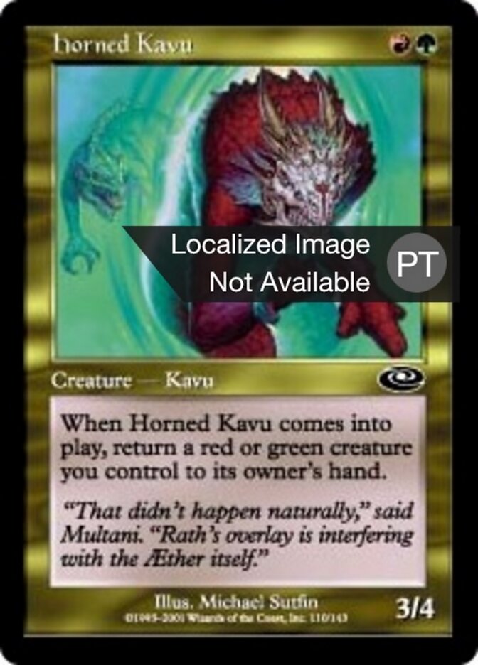 Kavu de Chifres - Planeshift