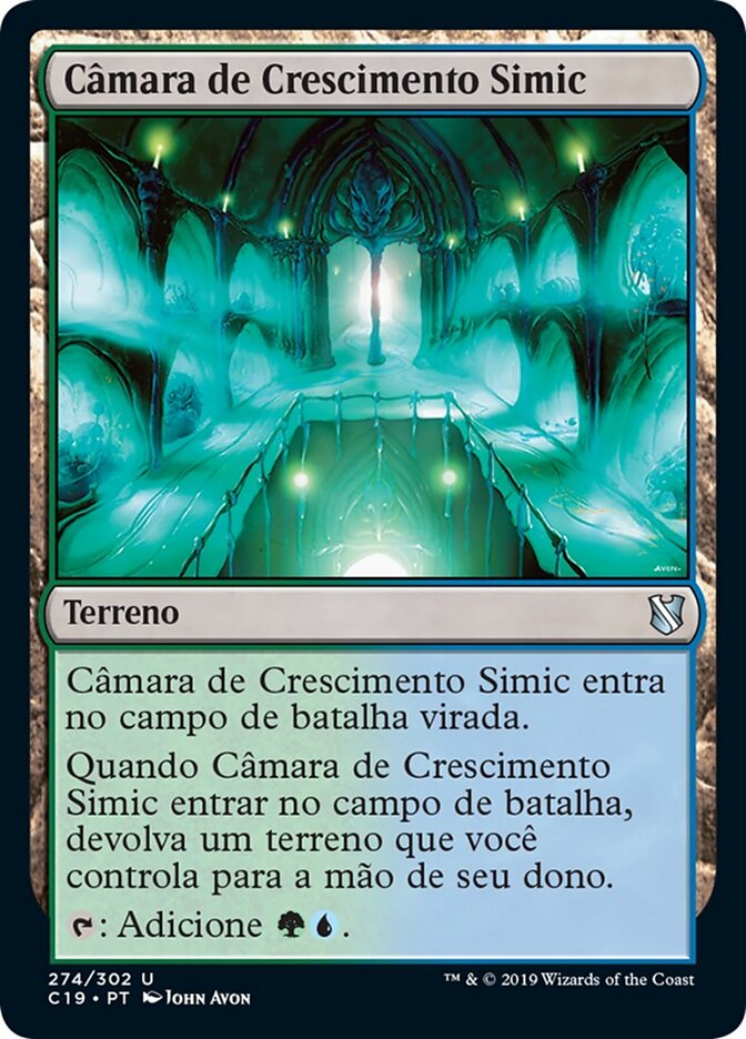 Câmara de Crescimento Simic - Commander 2019