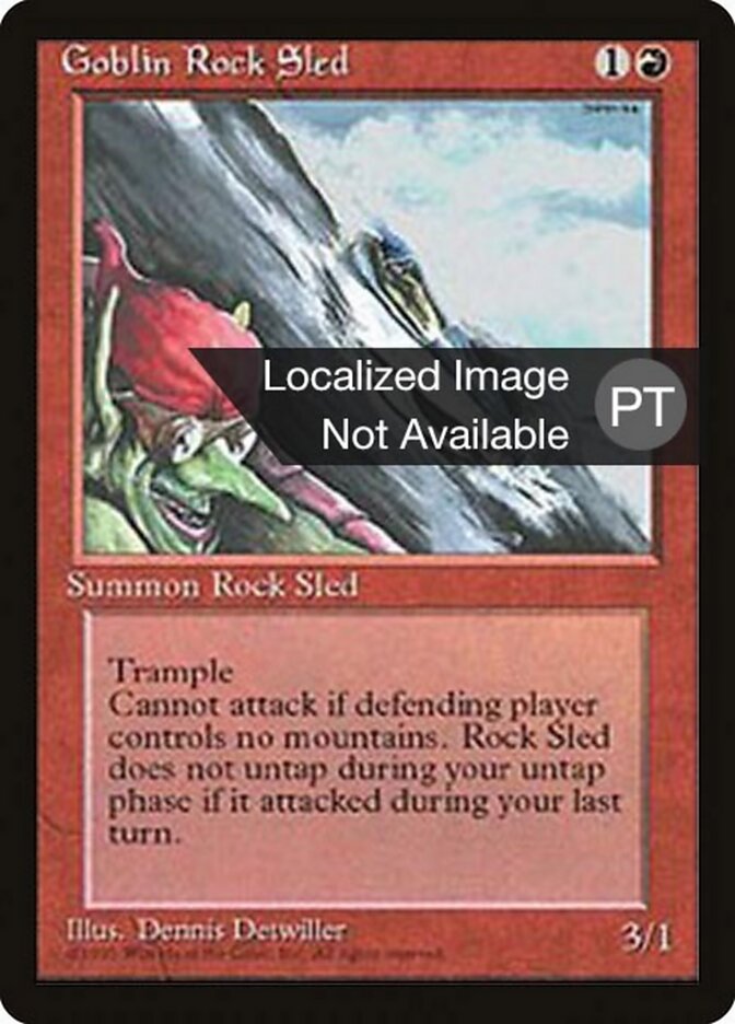 Martelo de Pedra Goblin - Fourth Edition Foreign Black Border